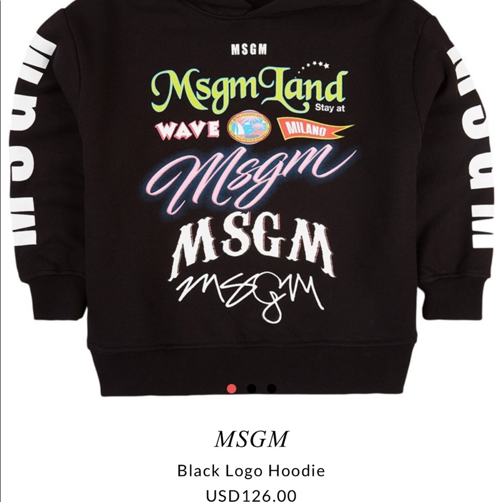 MSGM hoody and pant set kids size 8 - Picture 2 of 8